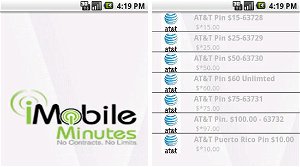 iMobileMinutes for Android