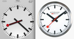 iPad Clock Allegedly Stole Swiss Railway Design