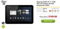 Refurbished 32GB Motorola Xoom 3G Available for $200