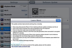 Apple iOS 6.0.1 software update released with important fixes