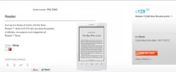 Sony PRS-T2 e-book reader officially launched