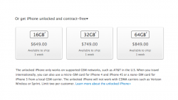 Apple now selling unlocked iPhone 5 online in U.S.