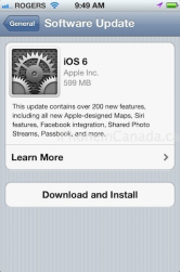 Apple releases iOS 6 software update for iPhone, iPad, and iPod Touch