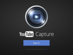 YouTube Capture Now on iPad and iPad mini