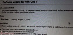Bell issues software update for HTC One V owners