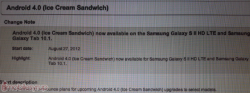 Bell releases Android 4.0 Ice Cream Sandwich upgrade for Samsung Galaxy S II HD LTE
