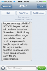 Rogers to discontinue URMusic service 