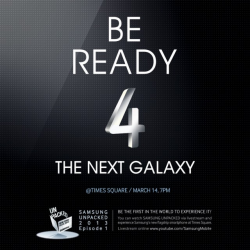Samsung Sends Times Square Invites for Galaxy S4 Launch March 14