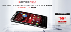 Motorola Droid RAZR M now available through Verizon